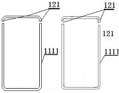 Folding type planar three-phase open transformer core