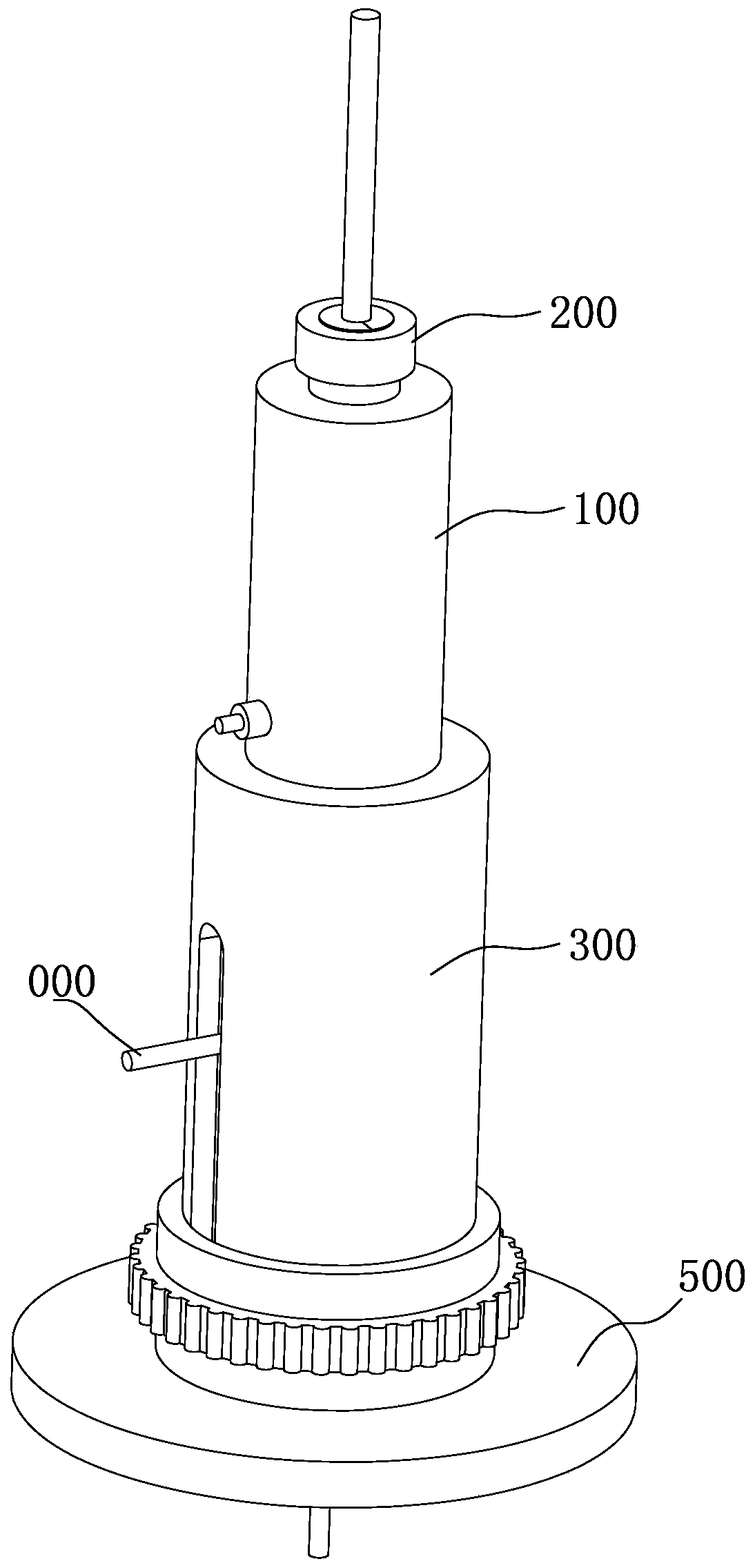 L-shaped anchor rod drawing test clamping device for highway engineering