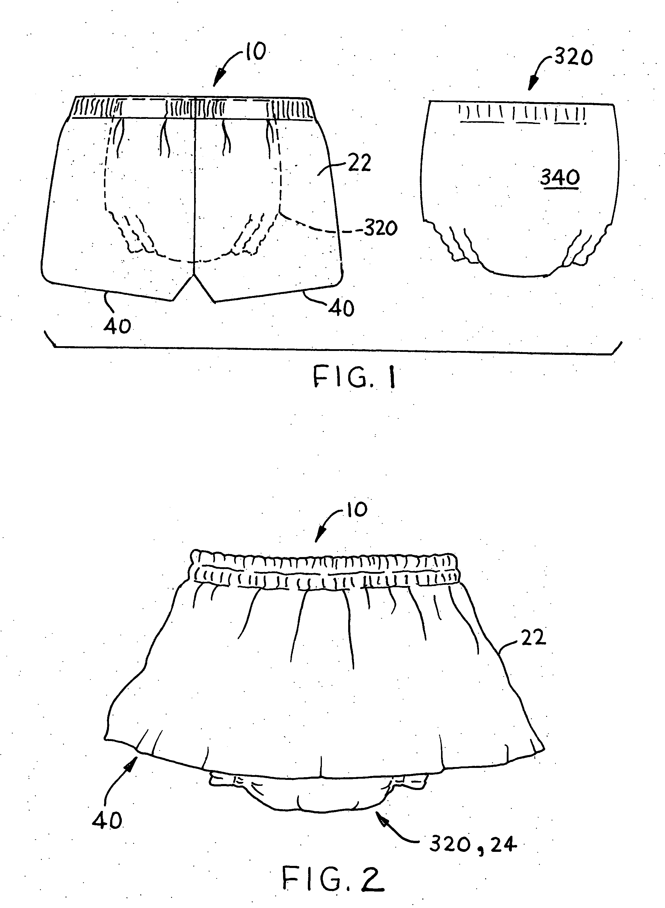 Array of disposable absorbent articles having types of discretion and method therefor