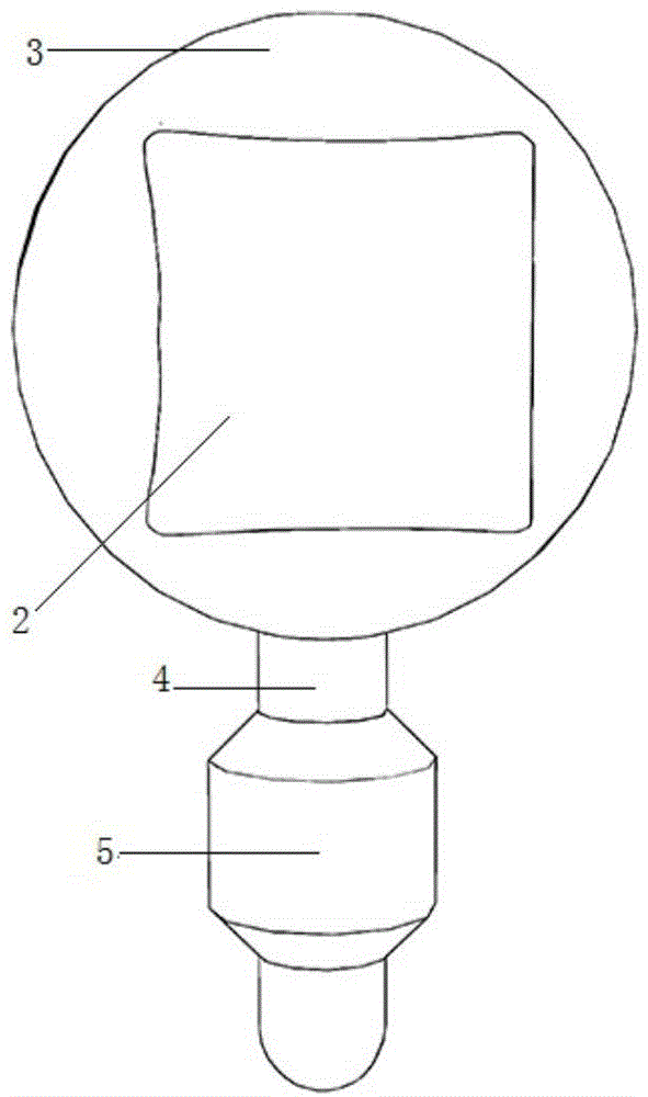 Spherical camera device applied to mobile phone