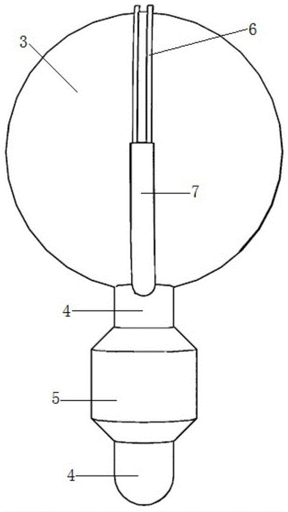 Spherical camera device applied to mobile phone