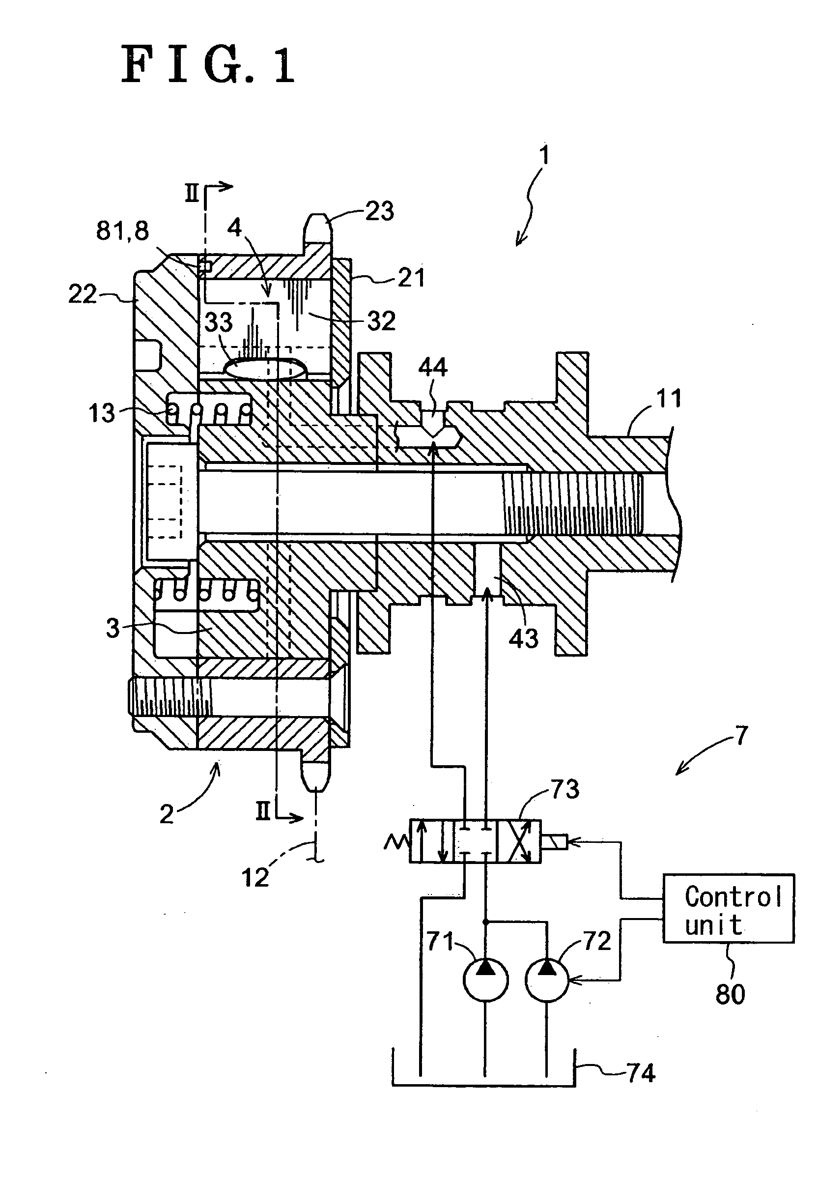 Valve timing control device