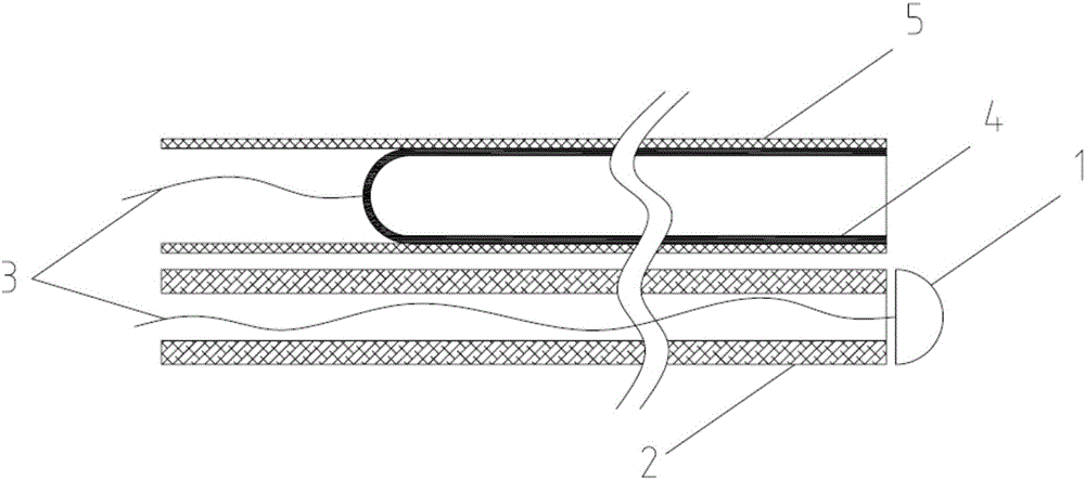 Convex-and-concave probe and plasma diagnosis method thereof