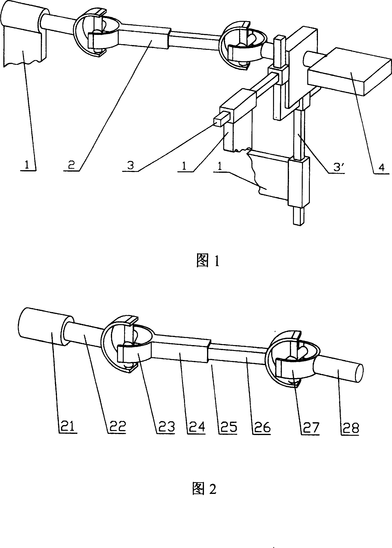 Three freedom degrees decoupling sphere parallel mechanism