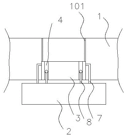 Cabinet door illuminating system of horizontal injection molding machine