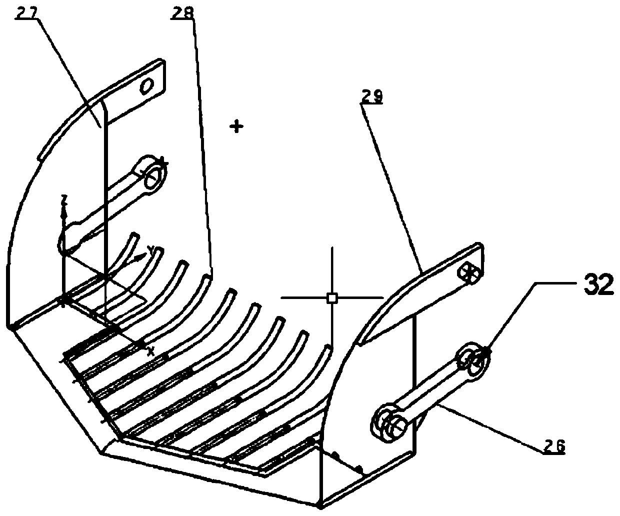 Small self-propelled full-width seedling lifting harvester