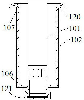 A kind of connection structure of plastic pipeline and plastic pipeline