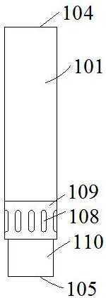 A kind of connection structure of plastic pipeline and plastic pipeline