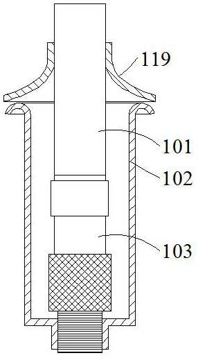 A kind of connection structure of plastic pipeline and plastic pipeline