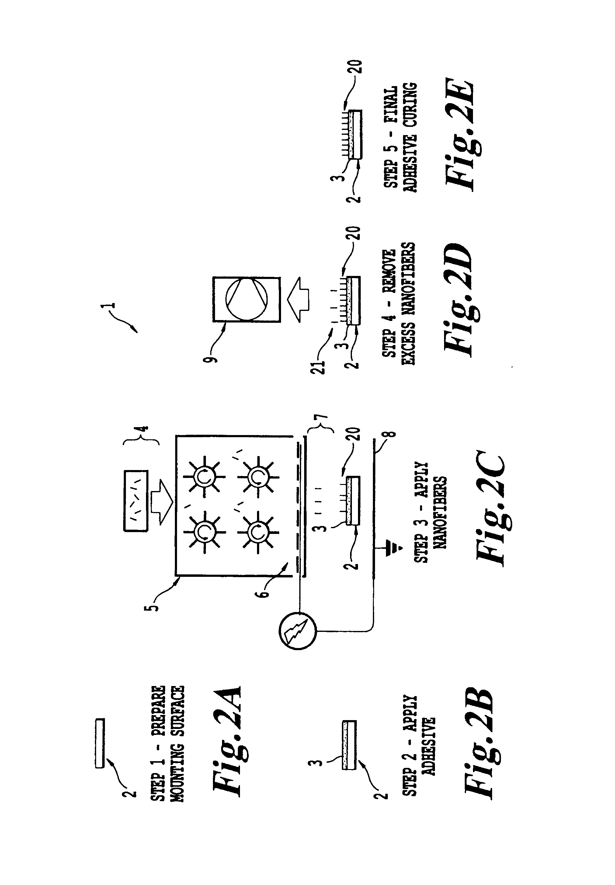 Nanoadhesion structures for sporting gear