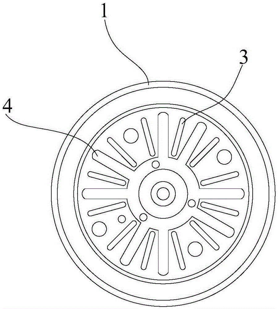 Heat dissipating device for variable frequency motor