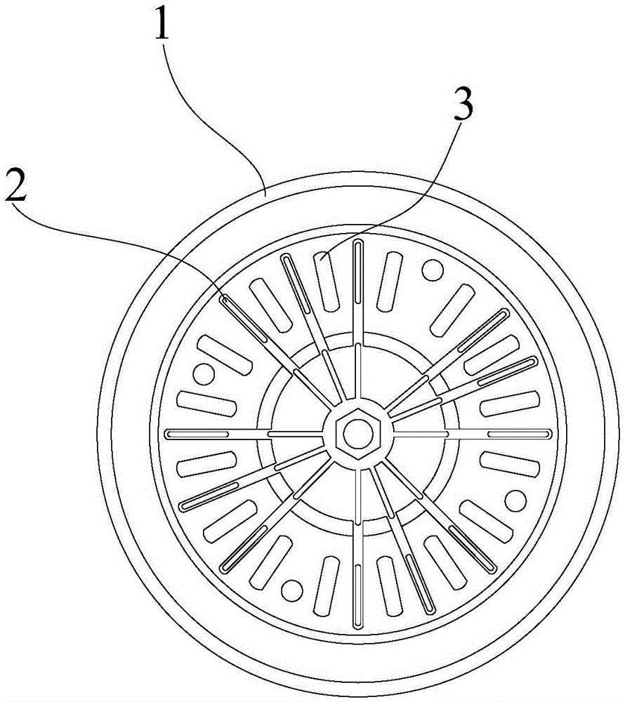 Heat dissipating device for variable frequency motor