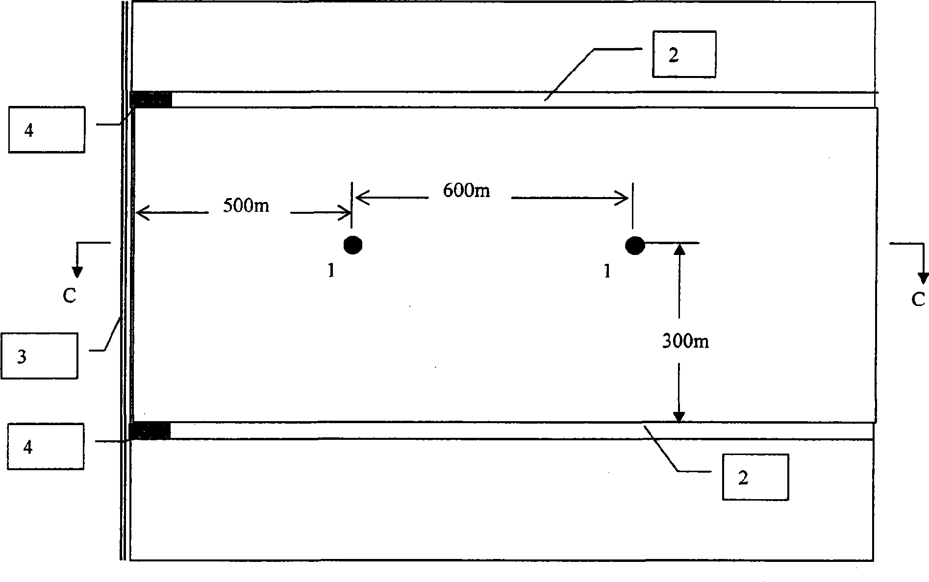 Aboveground and underground combined heat injection coal bed gas extraction method