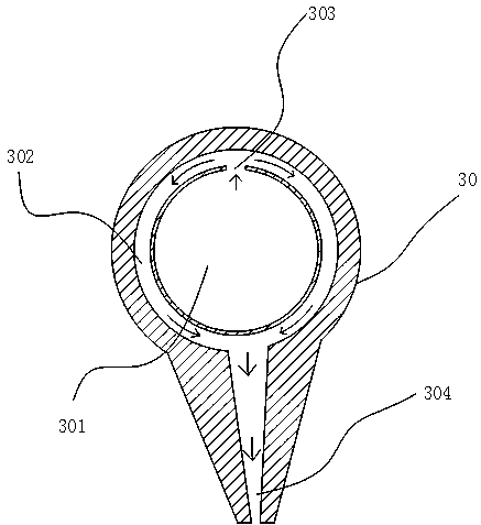 Automobile interior decorating material air increasing compound device