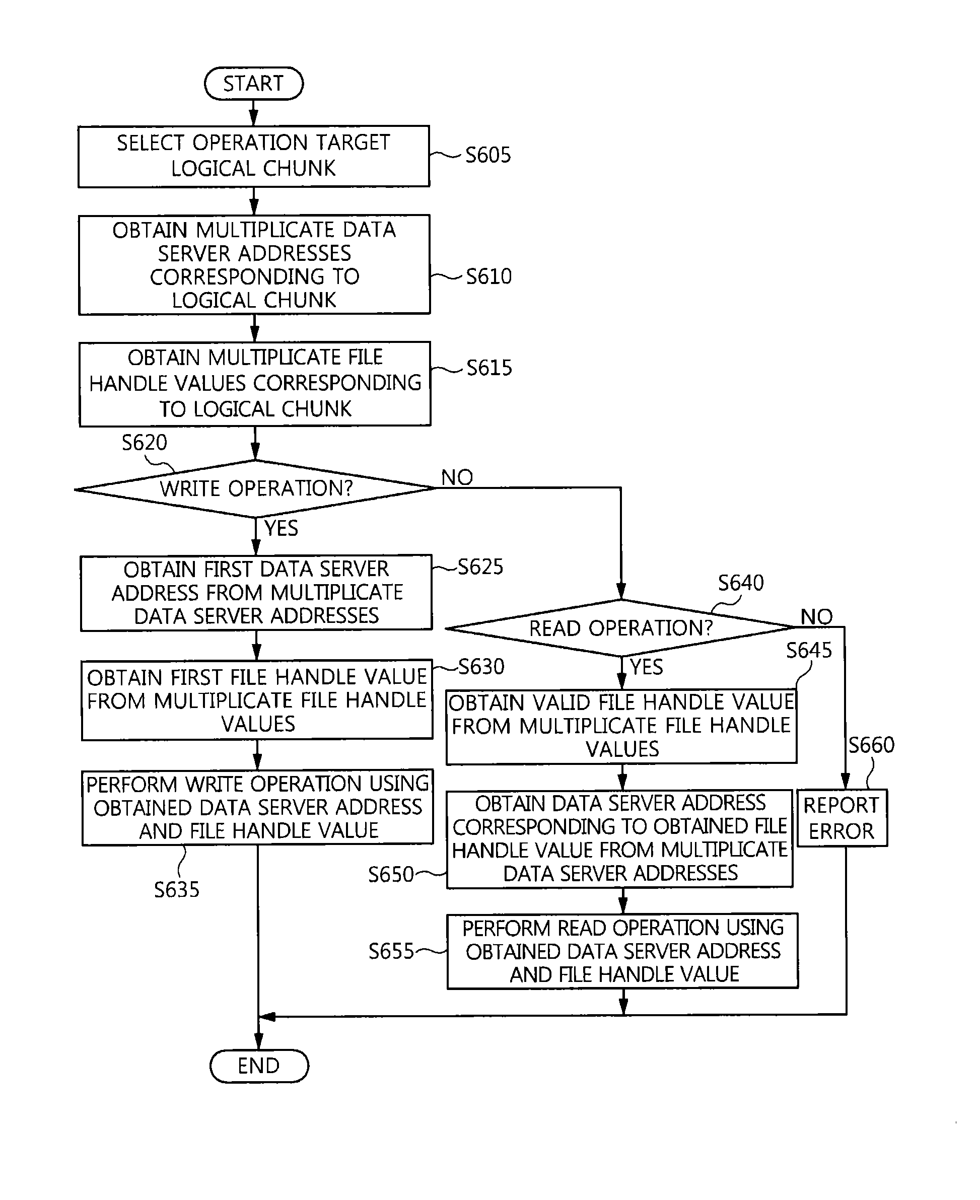Method of managing data in asymmetric cluster file system