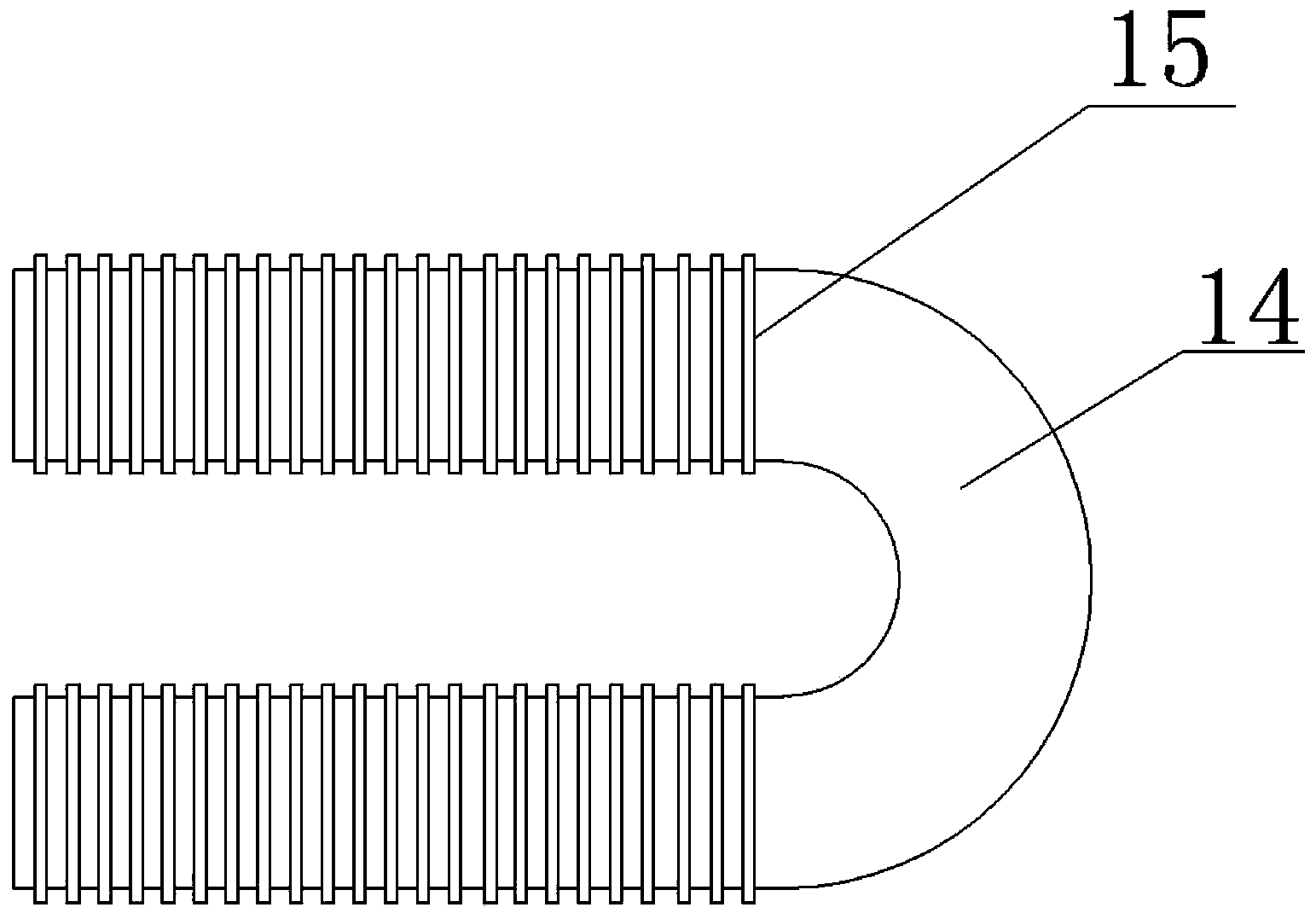 Conduction oil heating dryer