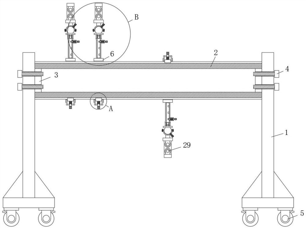 Batch wire arranging device for braided wire winding