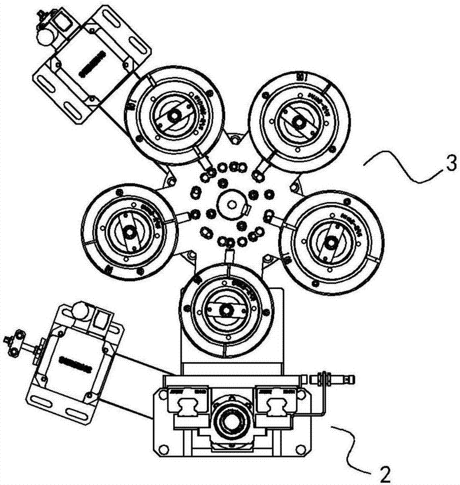 Sleeving device for elastic ring parts