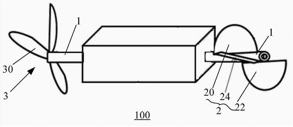 Mobile phone motor with vibrating heat-radiating function