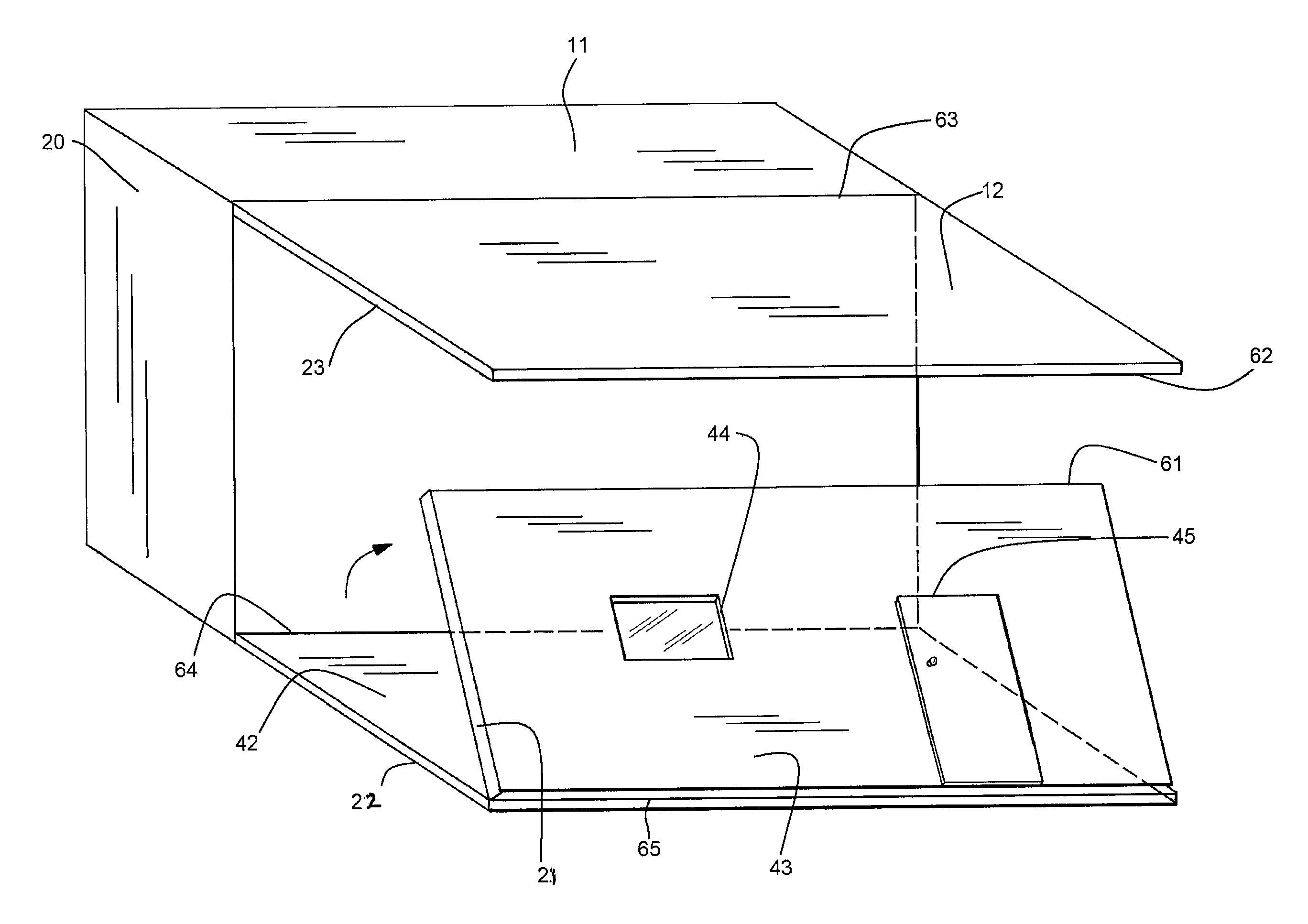 Collapsible portable shelter unit