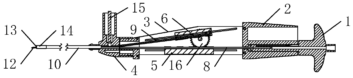 Linkage structure of an endoscope apparatus