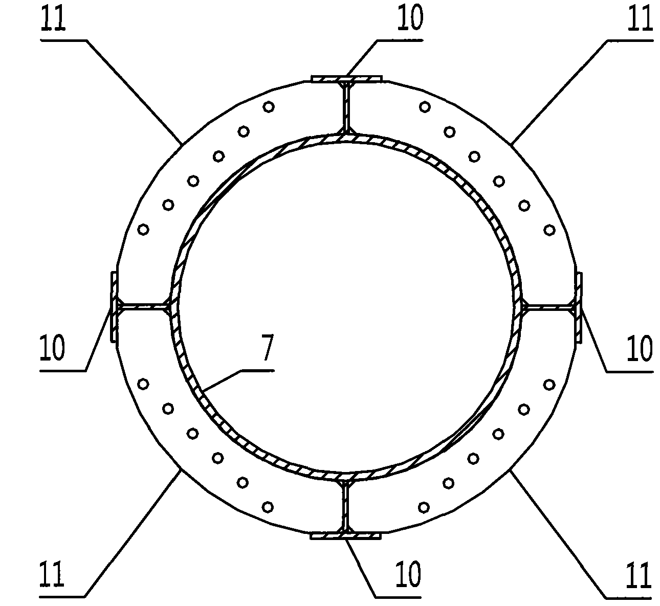 Assembled steel pipe upright post system