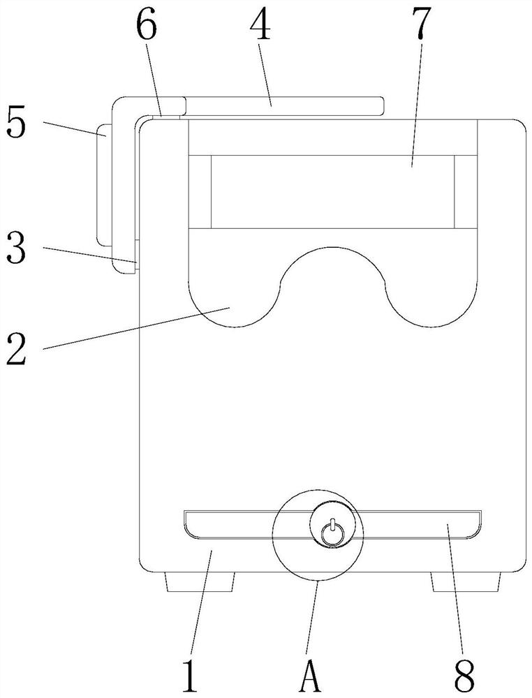 A fumigation treatment device capable of speed adjustment for postpartum recovery in obstetrics and gynecology