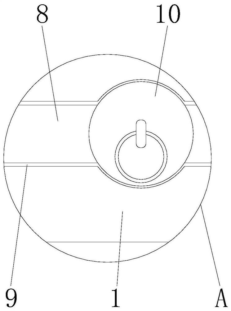 A fumigation treatment device capable of speed adjustment for postpartum recovery in obstetrics and gynecology