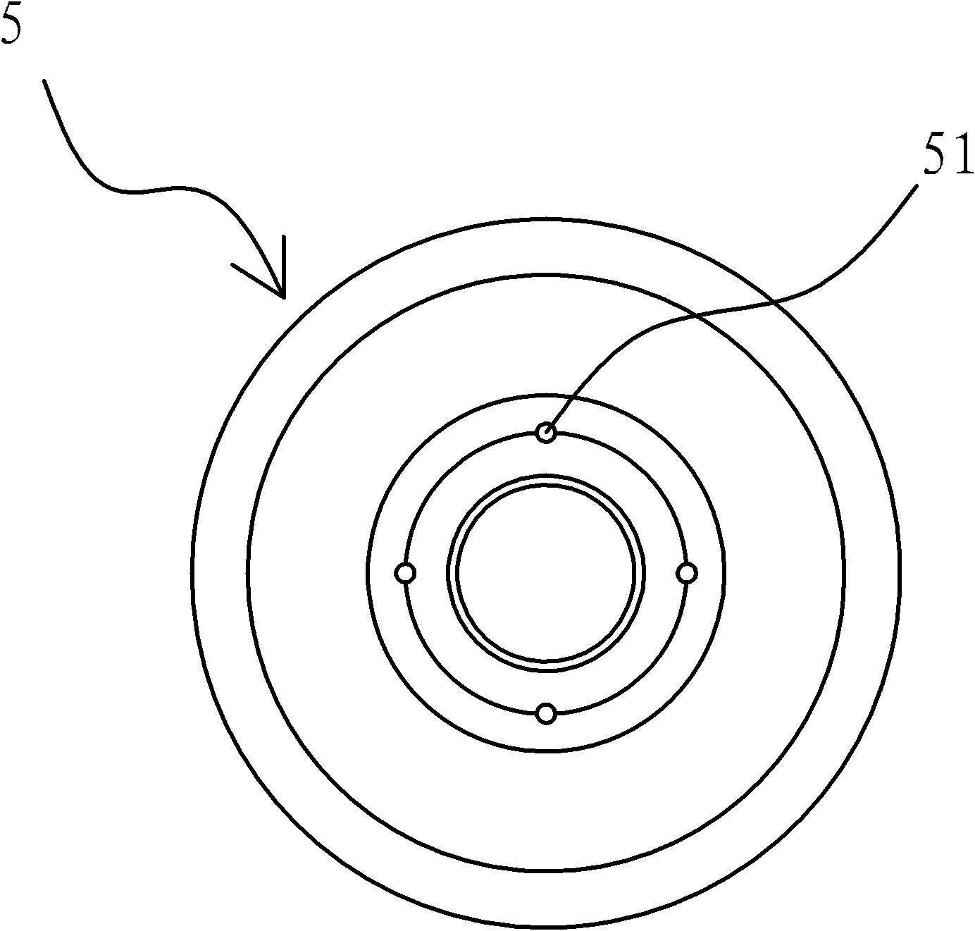 Cooling structure for hot water recycle pump