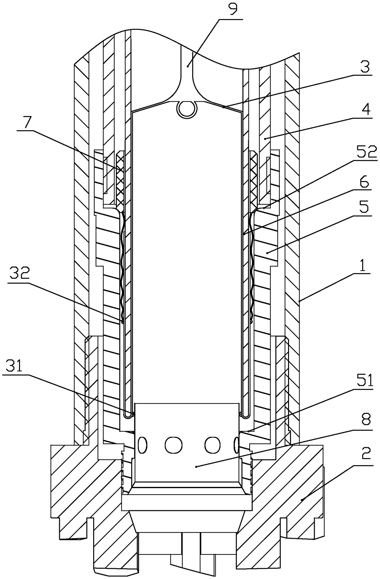 Rapid sealing assembly with drawstring buckling for star soil coring soft bag