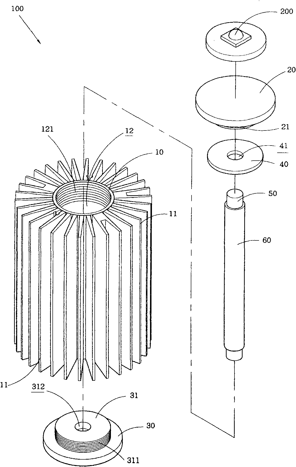 Autologous directionless circulatory heat radiating device