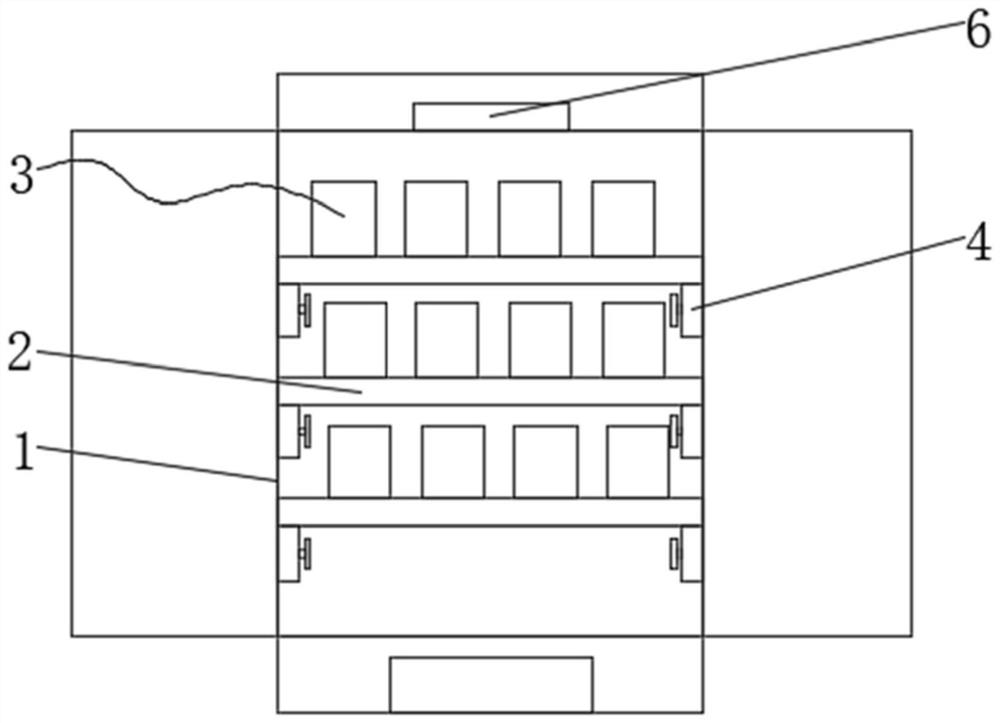 Blood sample storage device for hematology department