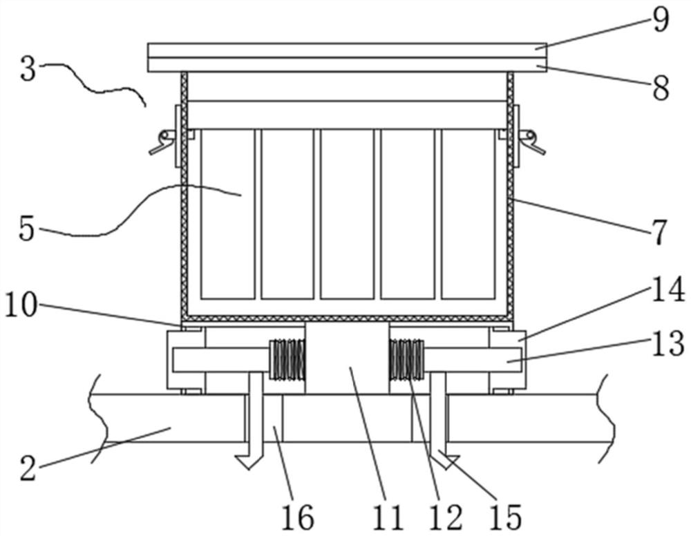 Blood sample storage device for hematology department