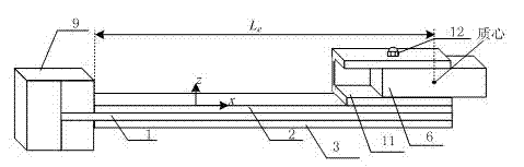 Cantilever-type piezoelectric generator with adjustable base frequency resonant frequency