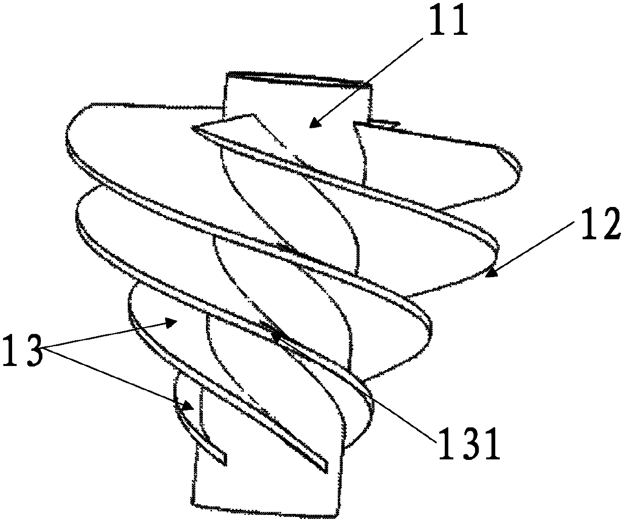 Inducer for containment spraying pump