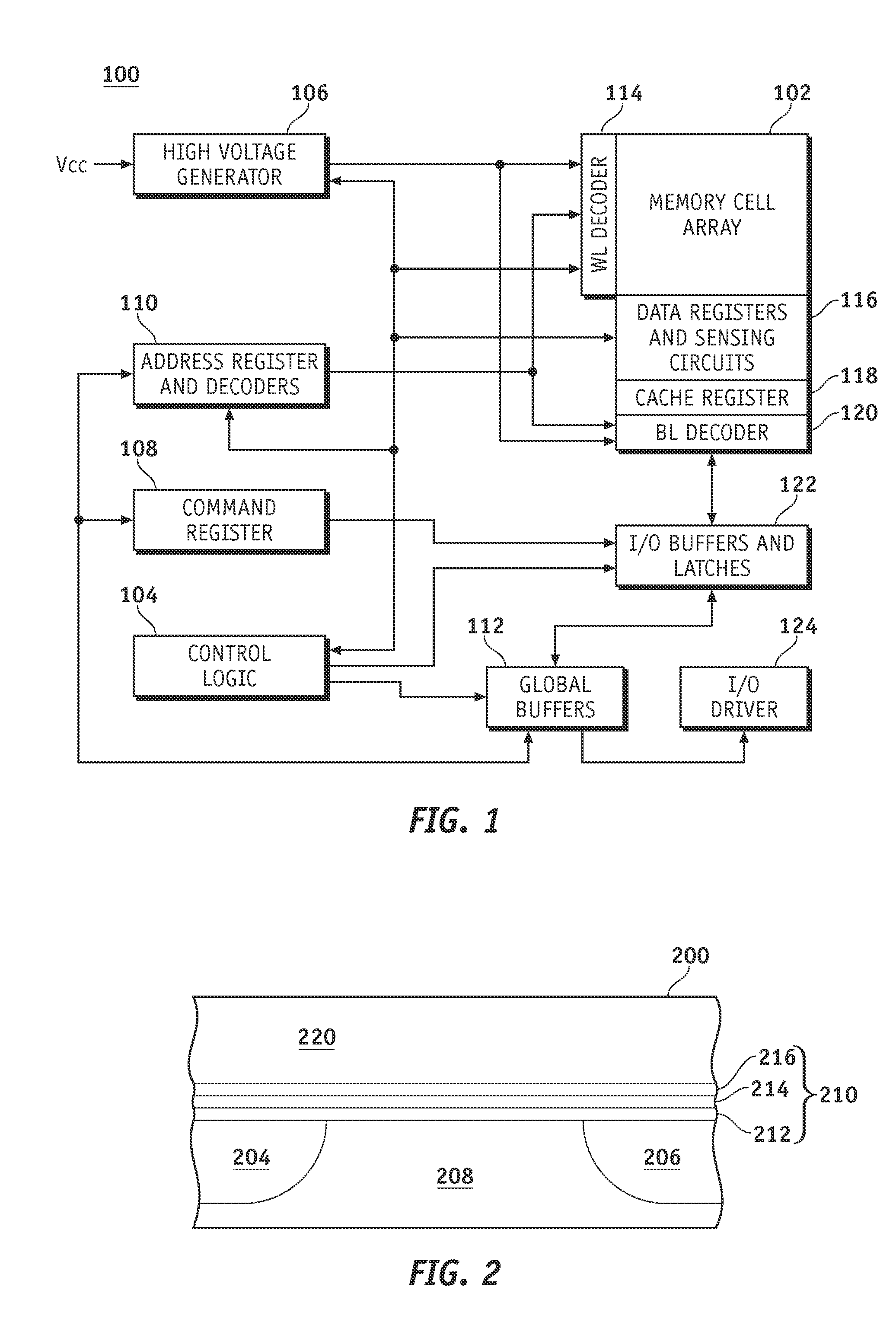 Method and apparatus for high voltage operation for a high performance semiconductor memory device