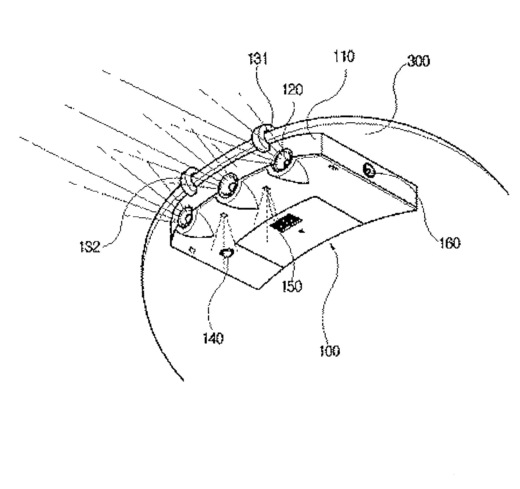 Clip type light detachably coupled with cap