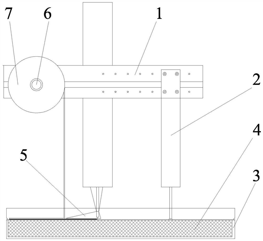 A bridge steel automatic welding machine