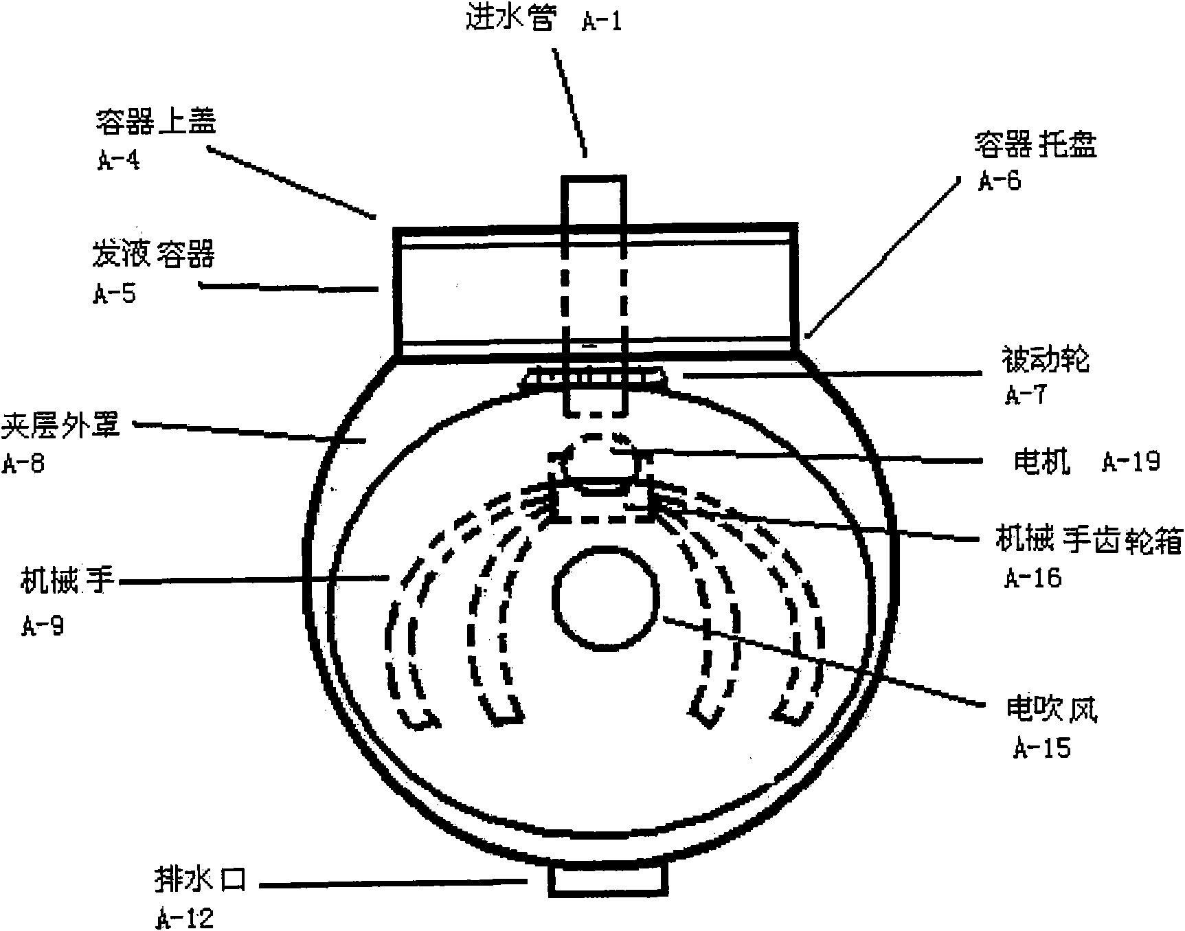 Fully automatic hair washer