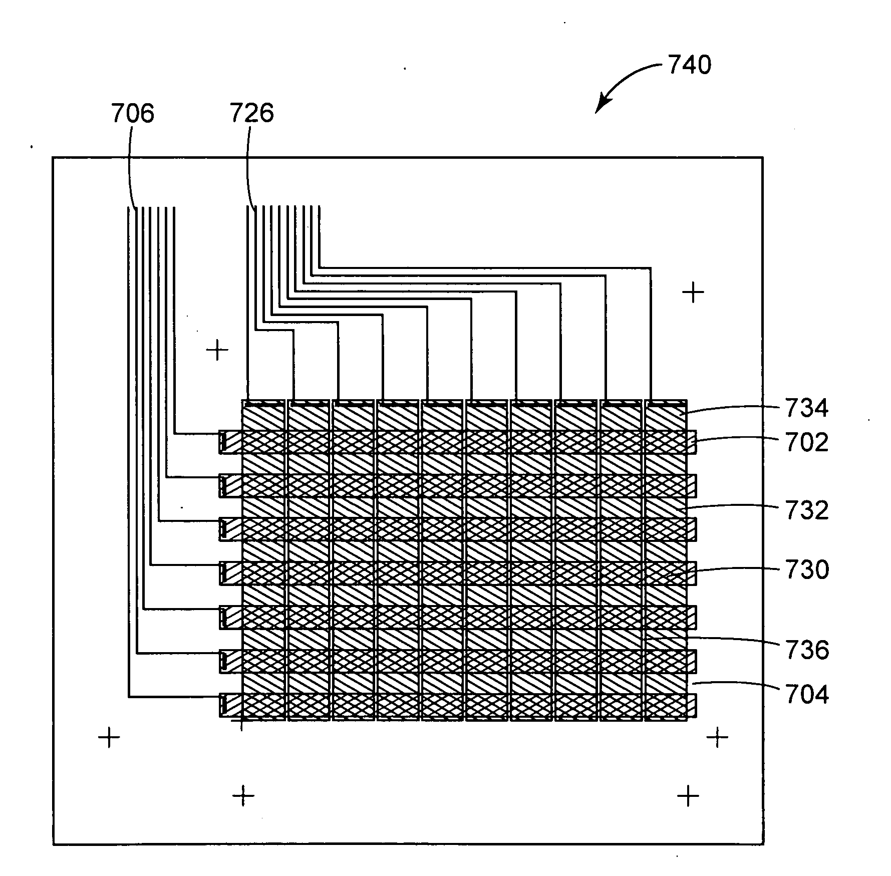 Touch screen sensor having varying sheet resistance