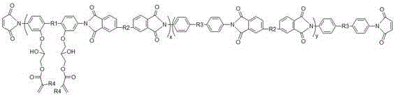 Polyimide oligomer capable of quick photocuring and preparation method and application thereof