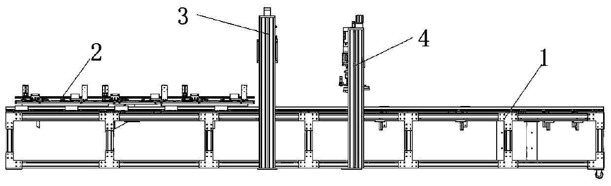 Automatic screwing machine of floor slabs