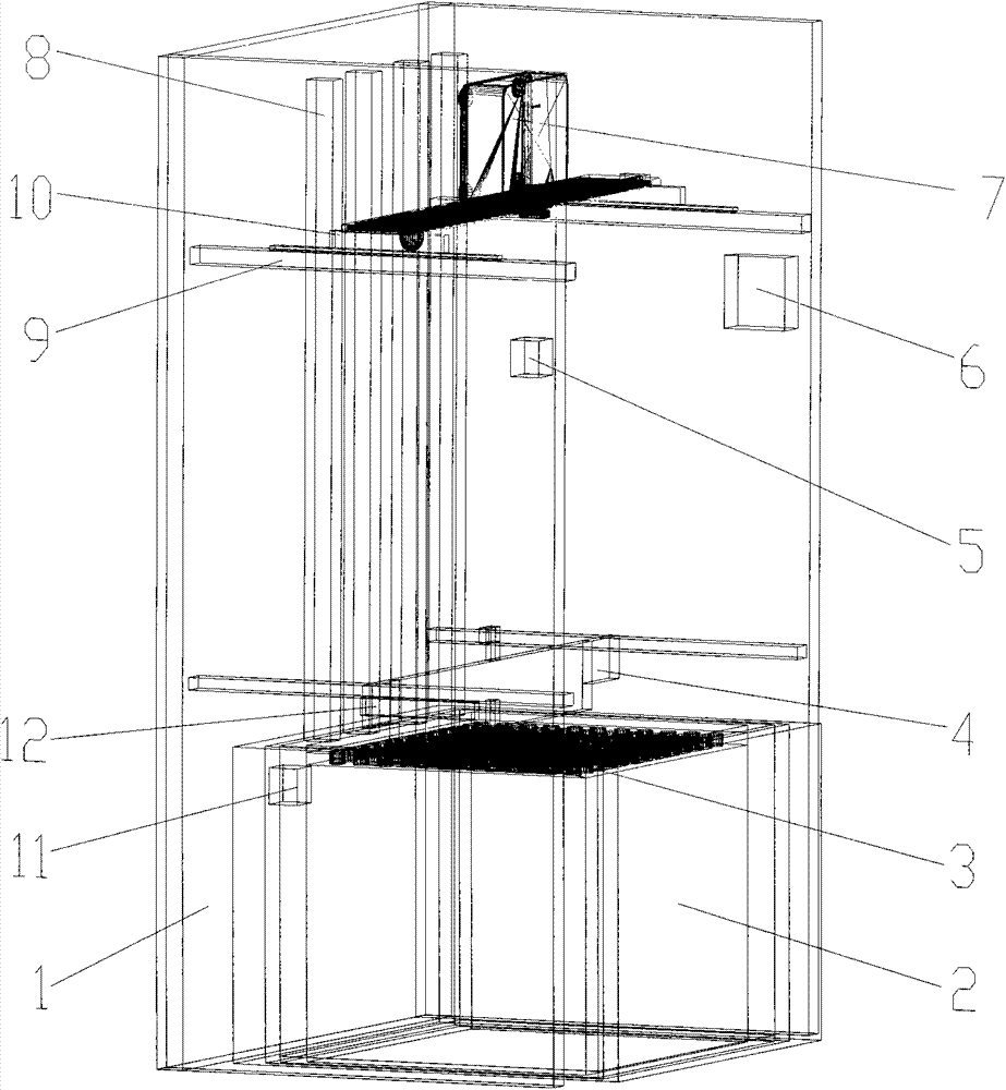 Light-source movable type area-forming three-dimensional printing forming system