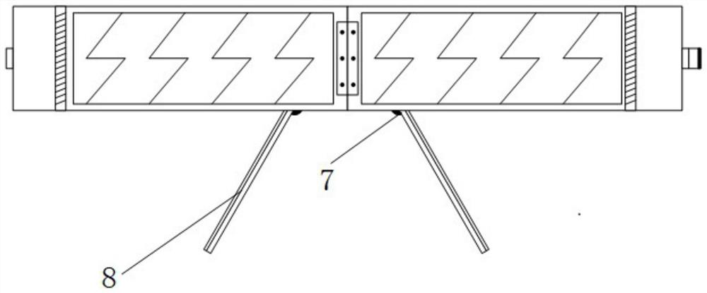 A portable foldable anti-swing climbing board