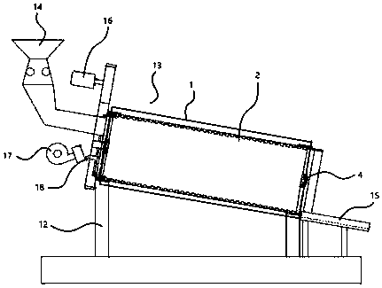 A multi-stage anti-damage roller press grinding device