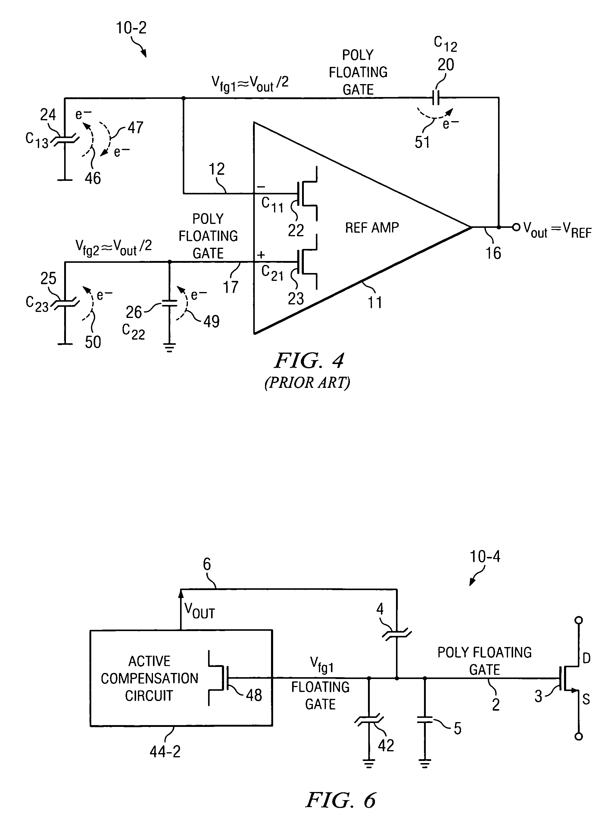 Analog floating gate charge loss compensation circuitry and method