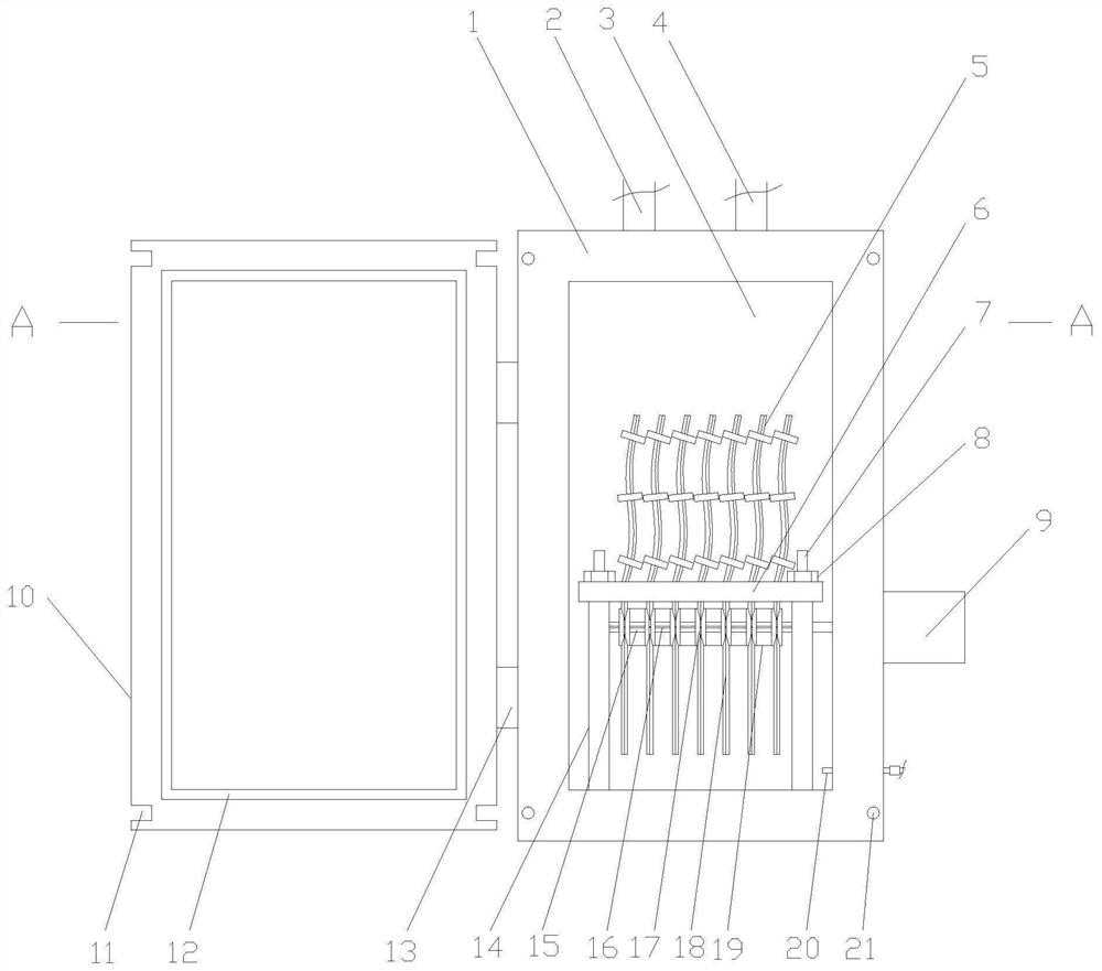 A processing device and processing method of a guzheng S-shaped support frame