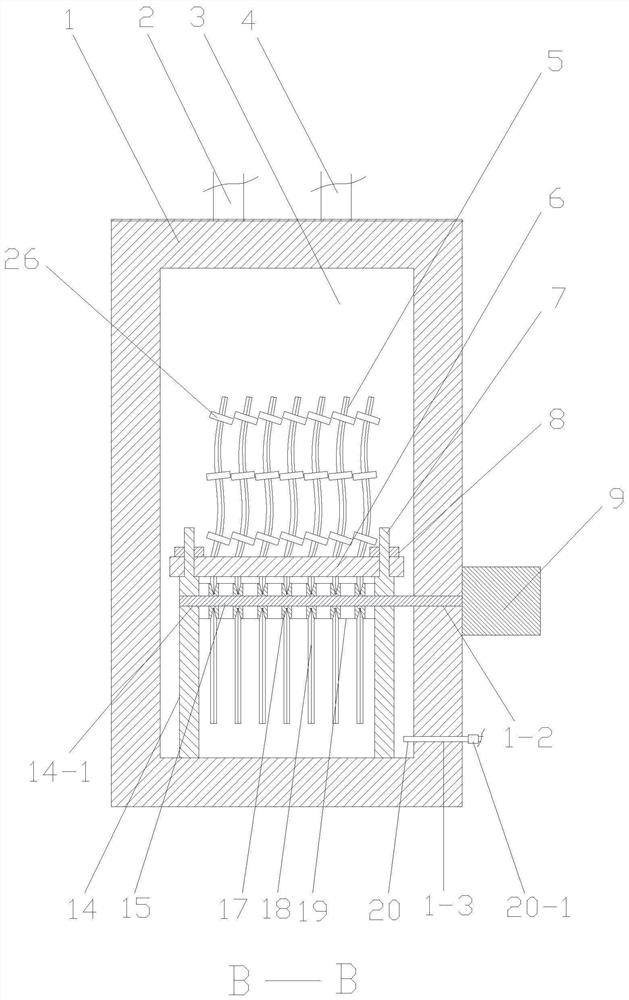 A processing device and processing method of a guzheng S-shaped support frame