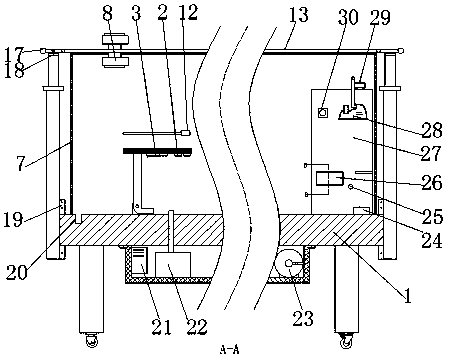 Infection-preventing quarantine device for clinical medicine