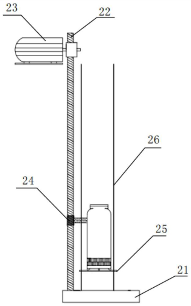 Submersible pump testing device and submersible pump testing method